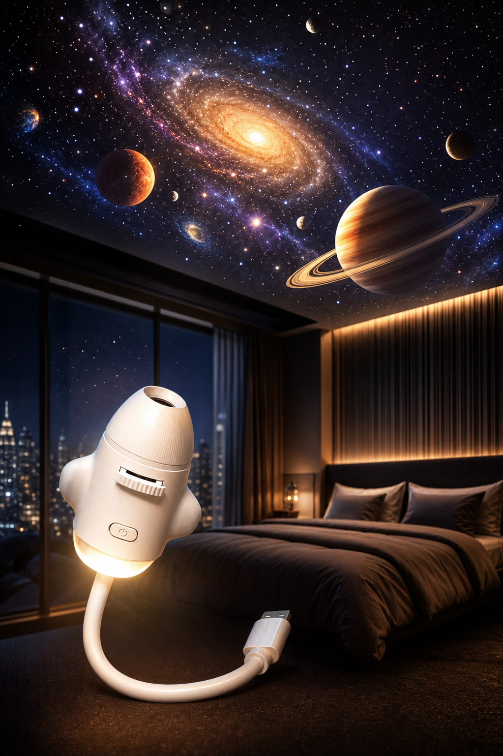 AstroPod® — Proyector de Estrellas Galaxia con Control Táctil